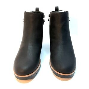 LifeStride Zayne Booties Black Faux Leather Size 9.5M NWT and BBOX